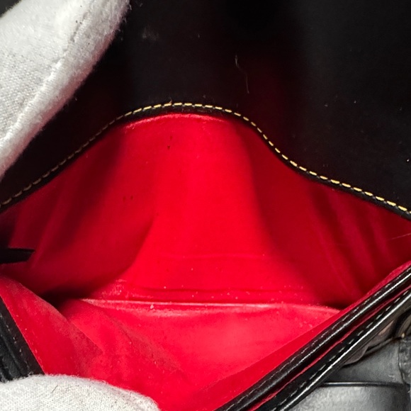 Dooney & Bourke Black Wallet with Colorful Logo - Picture 14 of 17